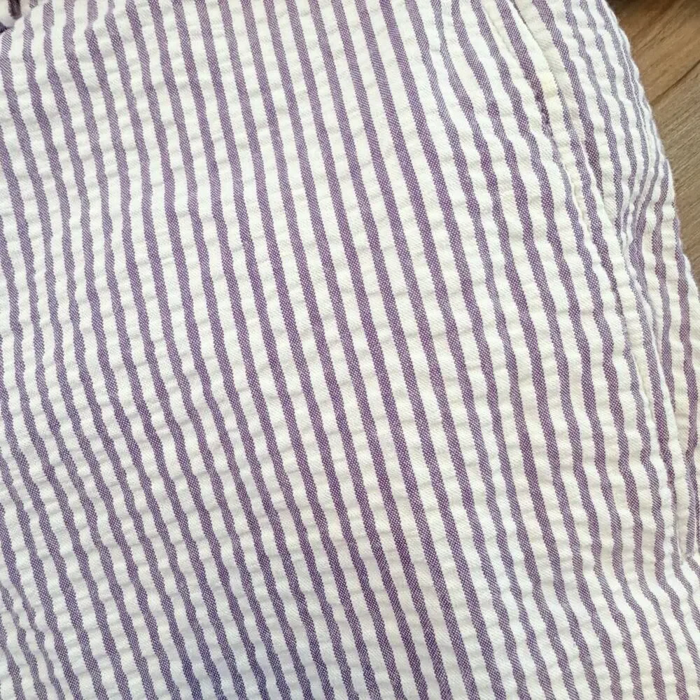 Jack Victor Mens 32x30 Seersucker Dress Pants Purple Stripe Kentucky Derby prep